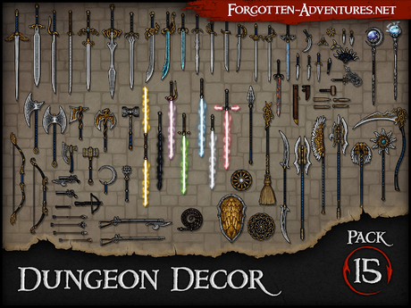 Dungeon Decor - Pack 15, de ForgottenAdventures Dungeon Decor - Pack 15, de ForgottenAdventures