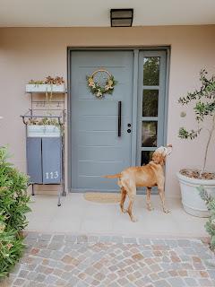 Tiempo de Navidad - DIY Corona campestre para la puerta