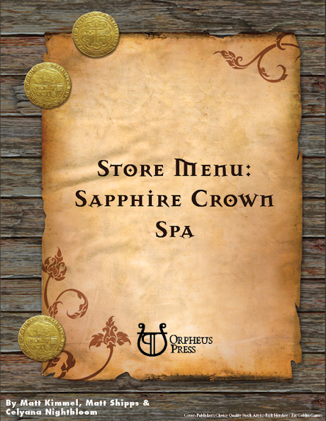 Dos ayudas para partidas de rol: un PNJ y un menú de spa