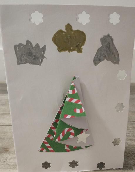 tarjetas de navidad con papel DIY
