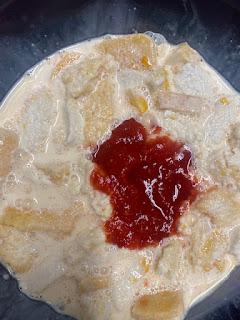 PASTEL DE MERLUZA Y GAMBAS