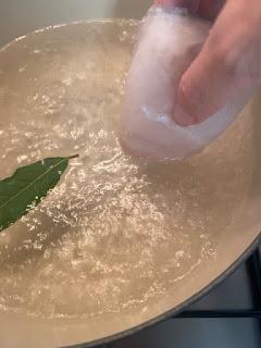 PASTEL DE MERLUZA Y GAMBAS