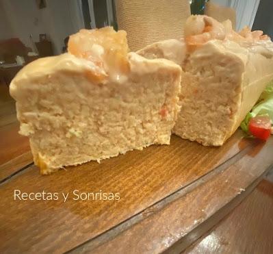 PASTEL DE MERLUZA Y GAMBAS
