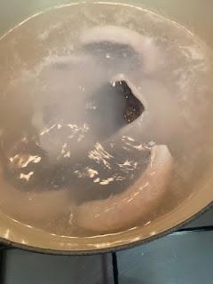 PASTEL DE MERLUZA Y GAMBAS