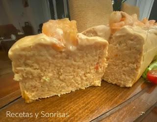 PASTEL DE MERLUZA Y GAMBAS