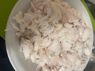 PASTEL DE MERLUZA Y GAMBAS