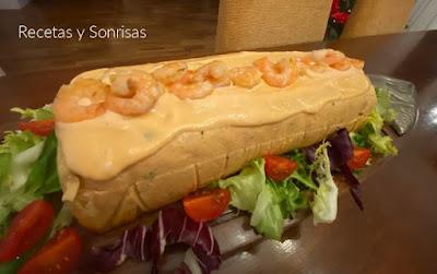 PASTEL DE MERLUZA Y GAMBAS