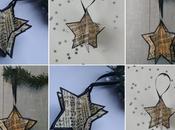 DIY: Adornos forma estrella para arbol navidad