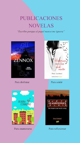 Novelas de Elena Cardenal