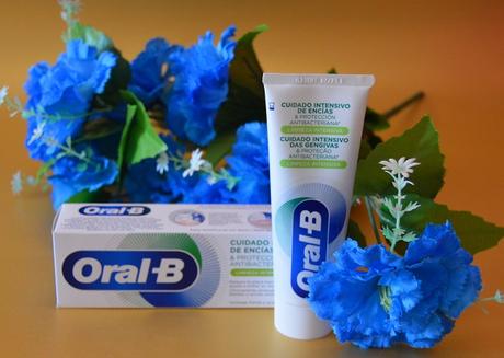 Cuidando mis encías con la pasta de dientes “Cuidado Intensivo de Encías & Protección Antibacteriana” de ORAL-B