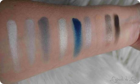KIKO MILANO, Glamour Multi Finish, paleta de sombras, tono 05 Blue Varations