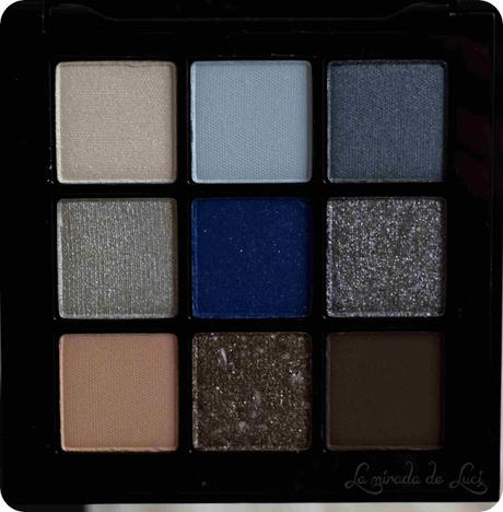 KIKO MILANO, Glamour Multi Finish, paleta de sombras, tono 05 Blue Varations