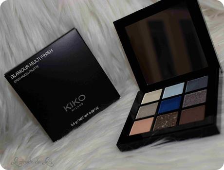 KIKO MILANO, Glamour Multi Finish, paleta de sombras, tono 05 Blue Varations
