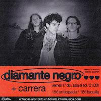Concierto de Diamante Negro y Carrera en Sala el Sol