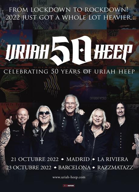 Conciertos de Uriah Heep en España en 2022