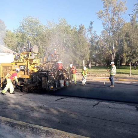 Inician tareas de re-encarpetamiento en el Parque Tangamanga