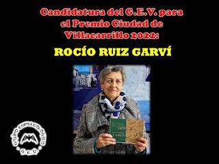Nuestra candidatura al Premio Ciudad de Villacarrillo 2022