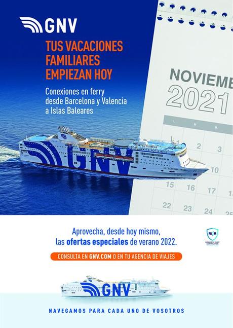 La naviera GNV confía sus campañas publicitarias a La Bendita Agencia en su regreso al mercado español
