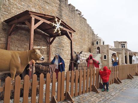 BelĂŠn a tamaĂąo real en Ăbidos Vila Natal, Portugal