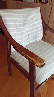 Tapizando una silla decorativa