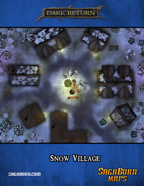 Snowy Village 25x25, de Lone Wanderer Entertainment