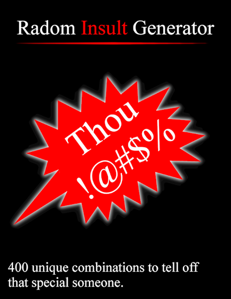 Random Insult Generator, de Explorer's Guild Publishing