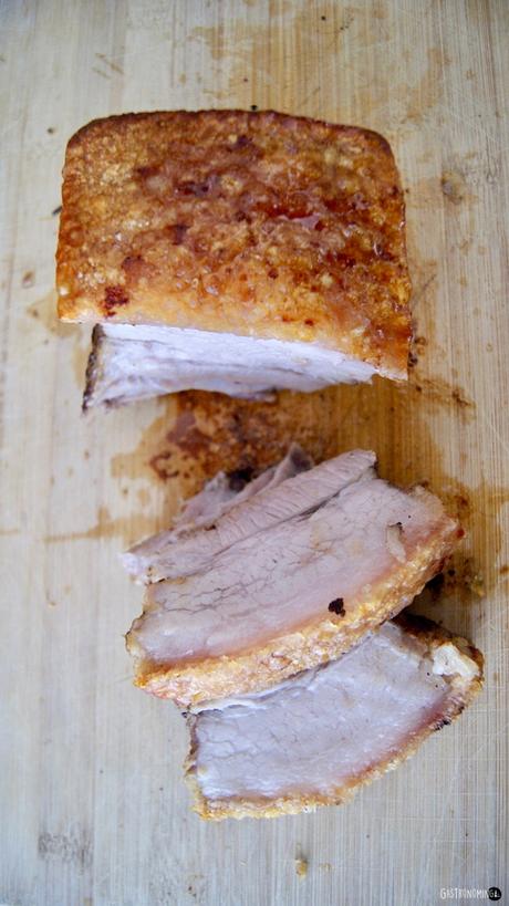 Panceta de cerdo crujiente estilo cantonés