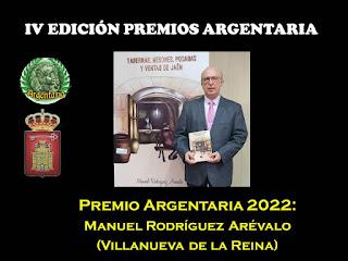 Premio ARGENTARIA 2022 a D. Manuel Rodríguez