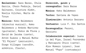 Sara Baras: las diferentes estancias del alma Sara Baras: las diferentes estancias del alma