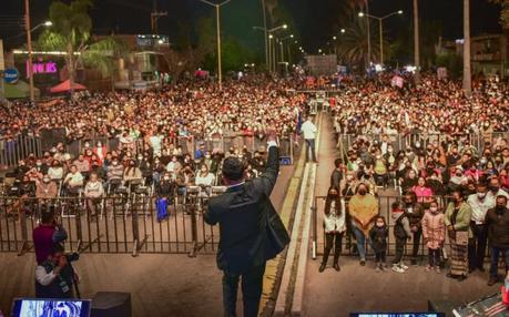 La capital potosina vibró con la presentación de Julión Álvarez