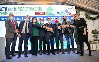 Arranca el Pacto por la Reactivación Económica y el Empleo de CLM con 8.832,9 millones de presupuesto
