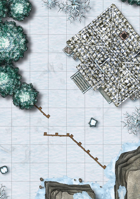 Free Snowy Cabin Map de Status Effect Games LLC