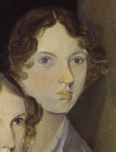 Retrato de Emily Brontë pintado por su hermano Branwell