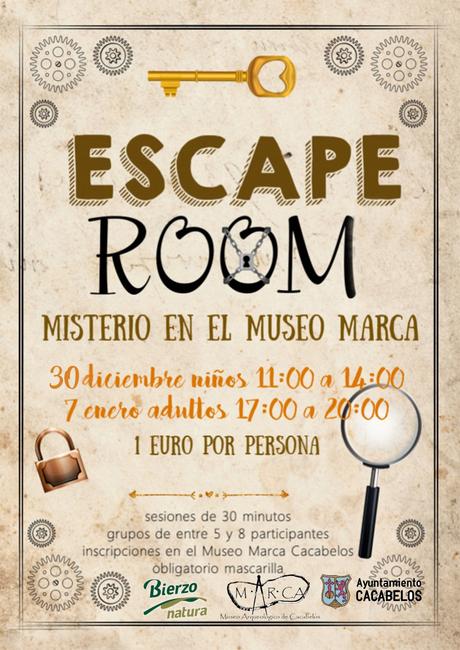 El 'misterio del Museo Marca', un Escape Room en el museo cacabelense 1