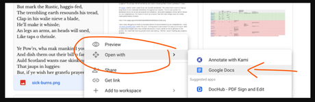 Cómo convertir imágenes a texto con Google Drive