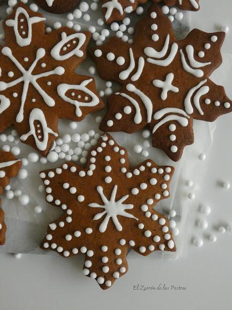 Galletas de Jengibre decoradas con glasa