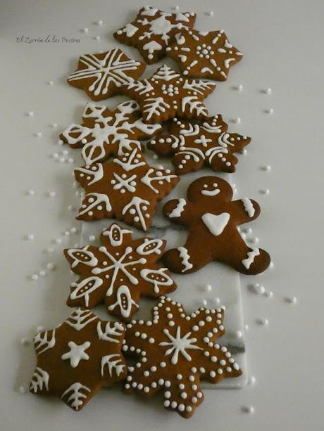 Galletas de Jengibre decoradas con glasa