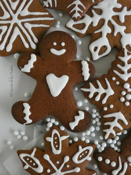 Galletas de Jengibre decoradas con glasa