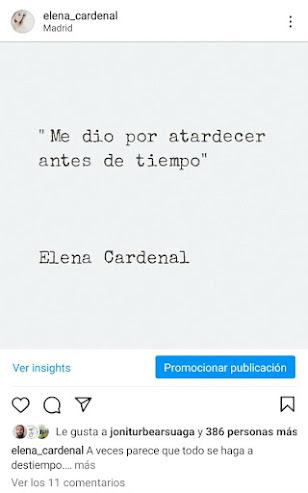 2021 en 12 frases de Elena Cardenal