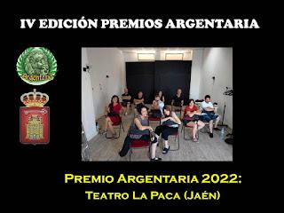 Premio Argentaria 2022 a Teatro La Paca