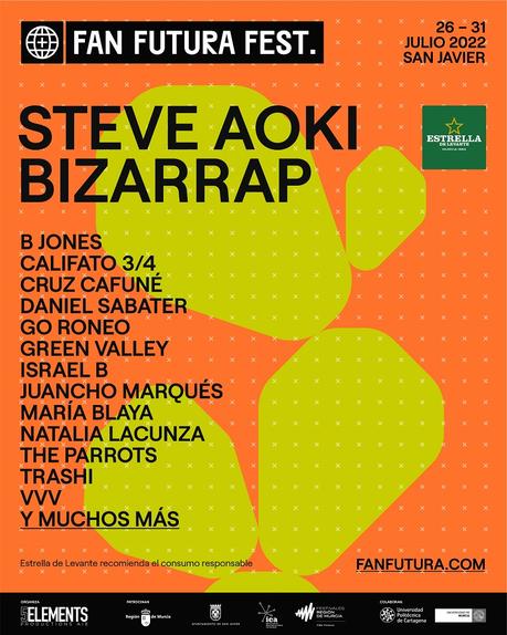 Steve Aoki y Bizarrap, en el Fan Futura Fest 2022 de San Javier