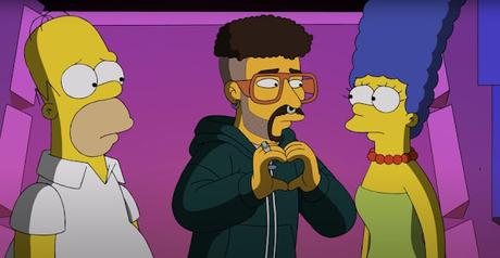 Bad Bunny entra a 'Los Simpson' para reconciliar a Homero y Marge