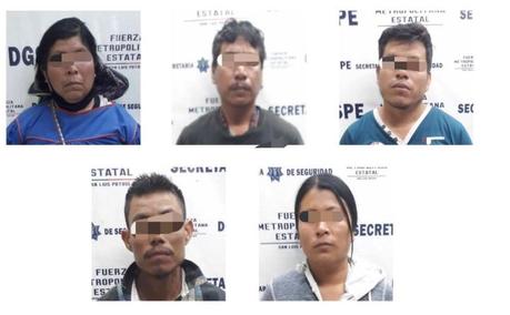 Los detienen con  1568 cabezas de peyote en el municipio de Salinas