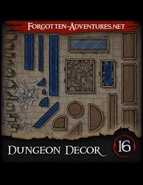 Dungeon Decor - Pack 16, de ForgottenAdventures Dungeon Decor - Pack 16, de ForgottenAdventures