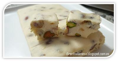 Turrón de queso camembert y frutos secos