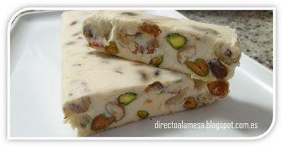 Turrón de queso camembert y frutos secos Turrón de queso camembert y frutos secos