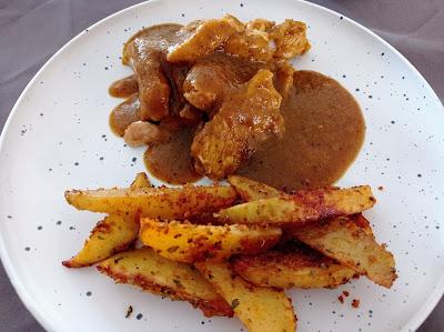 Solomillo de pavo con salsa de zanahoría