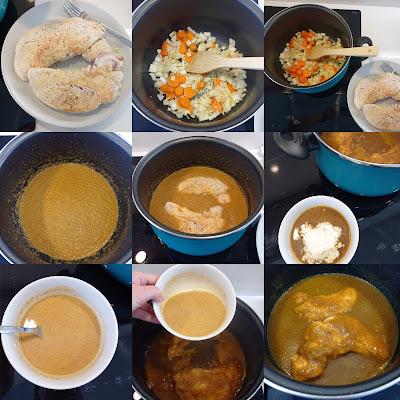 Solomillo de pavo con salsa de zanahoría