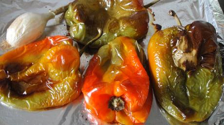 pimientos asados al horno