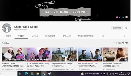Mejores Booktuber en español PARTE #1